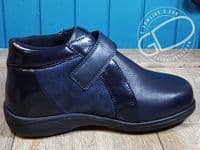 DB Celest 7 6V — Navy Leather (Extra Wide/Adjustable Fit)