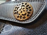 DB Celest 7 6V — Navy Leather (Extra Wide/Adjustable Fit)