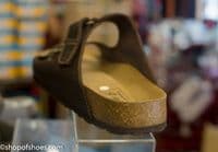 Dennis adjustable open wider fit leather Birkenstock esq mule sandal from Easy b available now online or from our Whitchurch shop on the A34 on the Hampshire, Berkshire border between Basingstoke Winchester Newbury and Andover