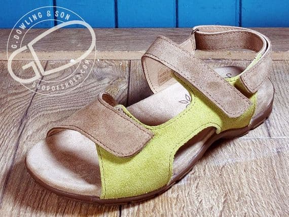 Eucalyptus – Women’s Wide Fit Touch Strap Sandal