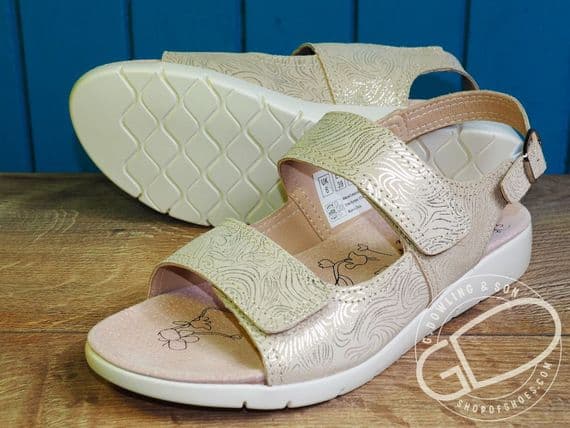 comfortable ladies Velcro summer sandals from our shop between Andover and Basingstoke on the Hampshire Berkshire border.