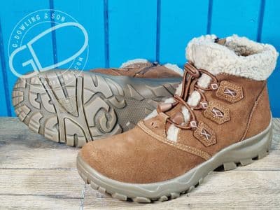 Free Spirit Joey  warm  lined side  zip suede ankle  boots