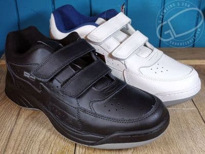 Great cross training touch fastening  mens leather trainer