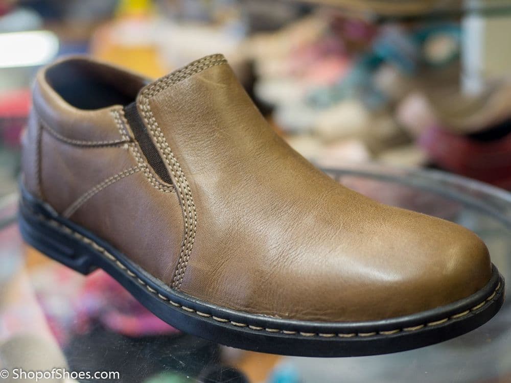 Brown casual slip on shoes Clearance