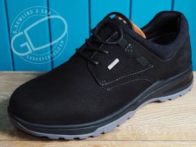 Hush puppies soft suede black waterproof walking shoe