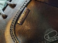 Lightweight modern take on a classic deep grip rubber sole country brogue shoe in lovely tan soft flexible leather Adaptive cushioned insole and flexible rubber sole for all available online or from our Whitchurch shop on the Hampshire Berkshire border.