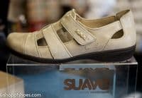 Jazmin Ladies Comfort sandal high fronted soft leather Shoe EE . Available to buy online or collect from our Whitchurch Hampshire shop right between Basingstoke, Winchester, Newbury and Andover on the A34