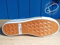 Light blue, and navy laced canvas