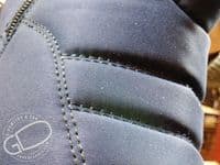 Light easy access zipped boot in Navy blue