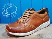 Lightweight modern take on a classic deep grip rubber sole country brogue shoe in lovely tan soft flexible leather Adaptive cushioned insole and flexible rubber sole for all available online or from our Whitchurch shop on the Hampshire Berkshire border.
