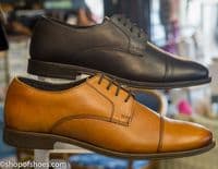Lightweight modern take on a classic deep grip rubber sole country brogue shoe in lovely tan soft flexible leather Adaptive cushioned insole and flexible rubber sole for all available online or from our Whitchurch shop on the Hampshire Berkshire border.