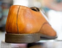 Lightweight modern take on a classic deep grip rubber sole country brogue shoe in lovely tan soft flexible leather Adaptive cushioned insole and flexible rubber sole for all available online or from our Whitchurch shop on the Hampshire Berkshire border.