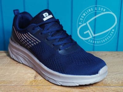 Lightweight Comfort mens navy  trainer