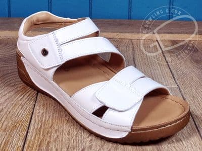 Luma  White Leather Sandal – Effortless Style