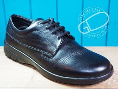 Luna Dual Fit extra wide leather mens lace shoe