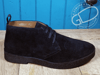 Men’s Black Suede Desert Boot with Bullet Bumper Sole
