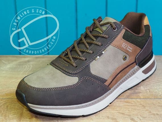 Seb mens active sports trainers 4E wide fit best selling shoe in brown from an Db Easy b wide fit specialist near Basingstoke Hampshire.