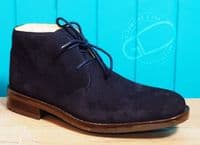 Mens best quality smart desert boot in tan or navy