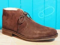 Mens best quality smart desert boot in tan or navy