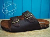 Hush puppies open leather mule sandal  available now online or from our Whitchurch shop on the A34 on the Hampshire, Berkshire border between Basingstoke Winchester Newbury and Andover