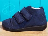 wider fitting easy access gbs slipper house shoe  in 2E - 4E wide fit or 6E - 8E wider fitting . Available from our shop in Whitchurch Hampshire near Basingstoke and Andover on the A34 between Winchester and Newbury Berkshire.