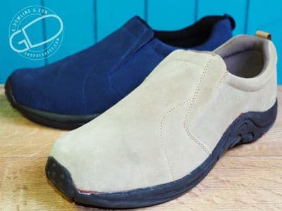 PDQ simple all suede twin gusset slip on