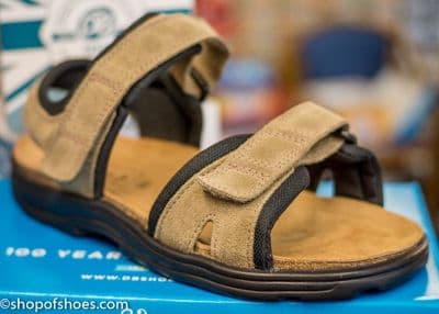Peel soft leather sporty sandal