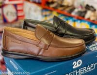 Shoetherapy  Mens soft leather moccasin shoe. Gloriously soft leather . This shoe has everything a good comfortable shoe should have and with the easy style. Available online or from our shop in Whitchurch Hampshire RG287HD positioned easily between Newbury and Winchester off the A34 and between Basingstoke and Andover right on the border of North Hampshire and Berkshire.