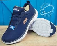 Skechers Expected Tomen in Navy available to try and buy from our shop on the Hampshire Berkshire border near Newbury, Winchester Andover and Basingstoke.