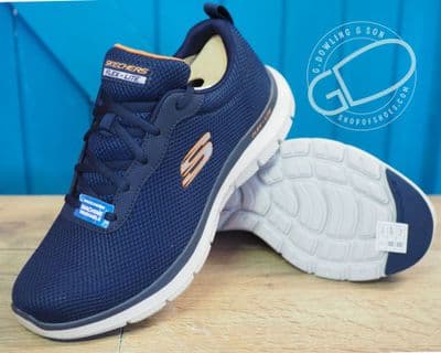 SKECHERS Air Cooled Memory Foam insole. flex advantage 4.0