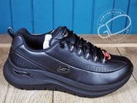 Skechers Arch Fit 2.0 – Star Bound black leather.