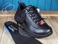 Skechers Arch Fit 2.0 – Star Bound black leather.