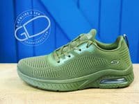 SKECHERS Flex Appeal 3.0 - Go Forward shoe. Smooth Action leather and mesh fabric upper in a lace up athletic sporty training sneaker with stitching accents and Air Cooled Memory Foam insole. available to try and buy from our shop on the Hampshire Berkshire border near Newbury, Winchester Andover and Basingstoke.