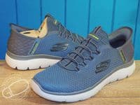 Skechers Expected Tomen in Navy available to try and buy from our shop on the Hampshire Berkshire border near Newbury, Winchester Andover and Basingstoke.