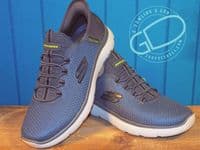 Skechers Expected Tomen in Navy available to try and buy from our shop on the Hampshire Berkshire border near Newbury, Winchester Andover and Basingstoke.