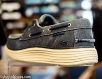 Skechers Expected Tomen in Navy available to try and buy from our shop on the Hampshire Berkshire border near Newbury, Winchester Andover and Basingstoke.