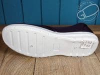 Sleepers easy on /off touch fastening comfortable navy canvas