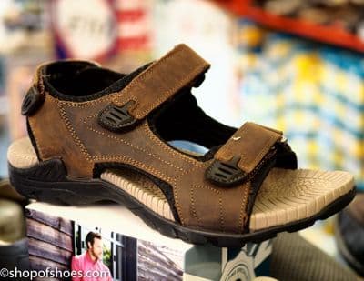 Triple Velcro leather Sports Sandal