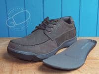 Tucker Lace-Up Shoes  in grey nubuck