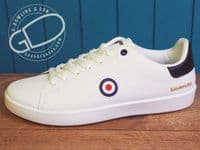 White Lambretta vinyl trainer.