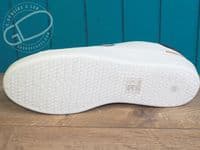 White Lambretta vinyl trainer.