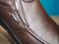 Lightweight modern take on a classic deep grip rubber sole country brogue shoe in lovely tan soft flexible leather Adaptive cushioned insole and flexible rubber sole for all available online or from our Whitchurch shop on the Hampshire Berkshire border.