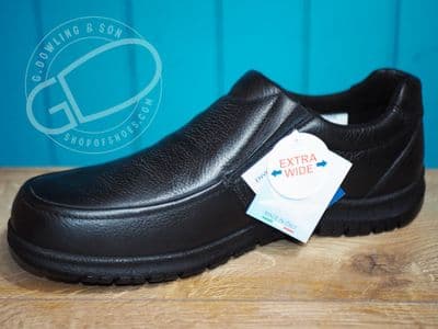 wider fit Italian made soft Leather mens  slip on shoe