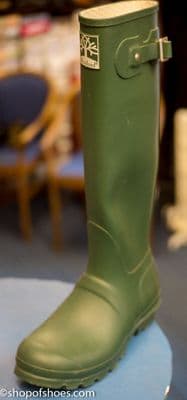 Woodland classic green Rubber Wellington