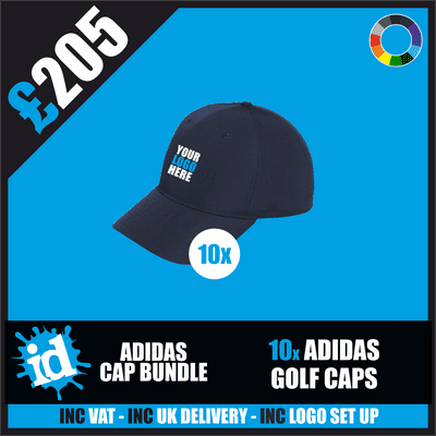 10 Adidas Golf Cap Bundle