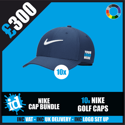 10 Nike Golf Cap Bundle