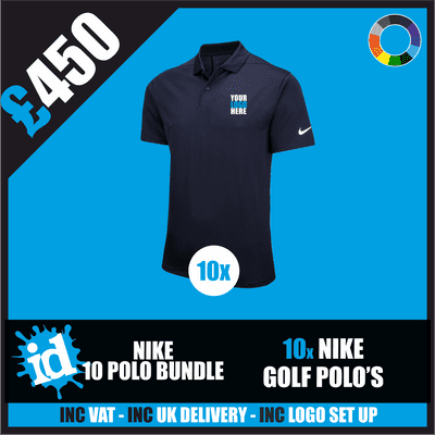 10 Nike Golf Polos Bundle