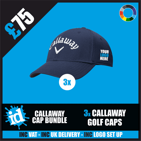3 Callaway Golf Cap Bundle