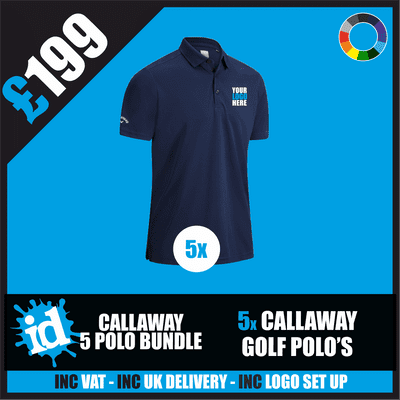 5 Callaway Golf Polos Bundle
