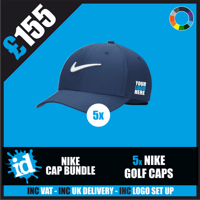 5 Nike Golf Cap Bundle